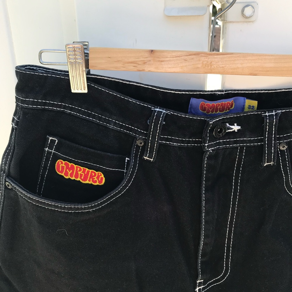 Empyre Black Denim Skate Shorts / Size 32